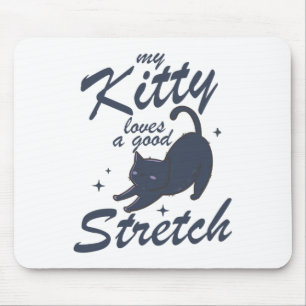 Grappige Kat Stretch Shirt – Cute Kitty Yoga Cadea Muismat