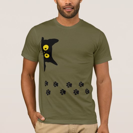grappige kat t-shirt (Voorkant)