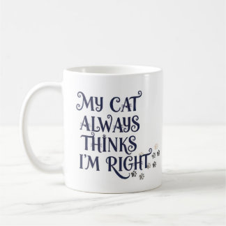 Grappige kat tekst koffiemok