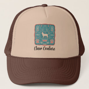 grappige kat trucker pet