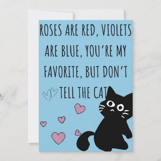 Grappige kat valentijnskaarten (Voorkant)