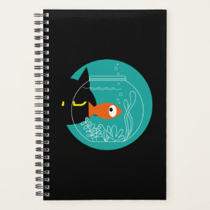 Grappige Kat & Vis Planner – Kuro Catto + Kin-chan
