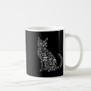 Grappige kat wiskunde liefhebber geek ontwerp koffiemok