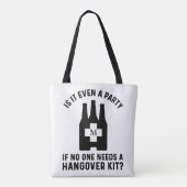 Grappige kater-kit met monogram  draagtas (Achterkant)