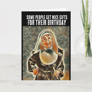 GRAPPIGE KATHOLIEKE NON VERJAARDAGSKAART KAARTEN