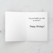 Grappige katjesKerstkaart Feestdagen Kaart (Binnen)