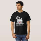 Grappige katten grap t-shirt (Voorkant volledig)