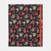 Grappige katten in kerstdozen gepersonaliseerd fleece deken (Voorkant)