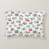 Grappige katten, melk en magie. accent kussen (Achterkant)