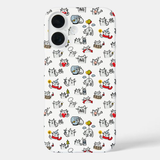 Grappige katten, melk en magie. Case-Mate iPhone case (Achterkant)
