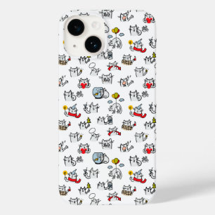 Grappige katten, melk en magie. Case-Mate iPhone 14 hoesje