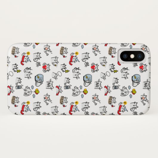 Grappige katten, melk en magie. Case-Mate iPhone case (Achterkant (horizontaal))