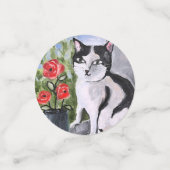 Grappige katten, melk en magie. confetti (Kleine voorkant)