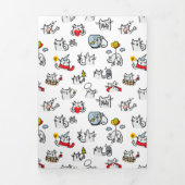 Grappige katten, melk en magie. drieluik uitnodiging (Cover)