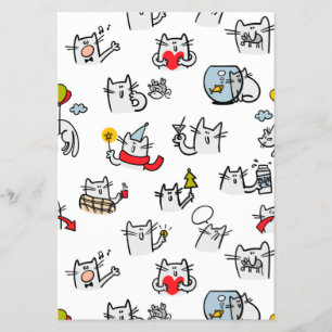 Grappige katten, melk en magie. flyer