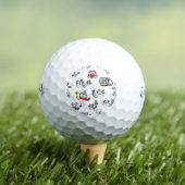 Grappige katten, melk en magie. golfballen (Insitu Shirt)