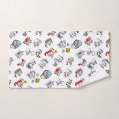 Grappige katten, melk en magie. handdoek (Handdoek)