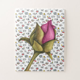 Grappige katten, melk en magie. legpuzzel