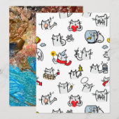 Grappige katten, melk en magie. menu (Voorkant / Achterkant)