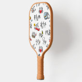 Grappige katten, melk en magie. pickleball paddle (Links)