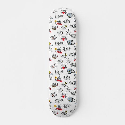 Grappige katten, melk en magie. skateboard (Voorkant)