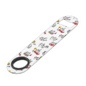 Grappige katten, melk en magie. speed flessenopener (Achterkant Gekanteld)