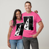 Grappige katten met buitenaards UFO ruimteschip. F T-shirt (Unisex)