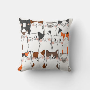 Grappige katten set  kussen