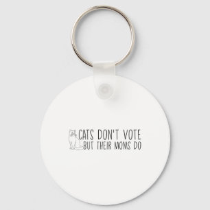 Grappige katten stemmen niet, maar hun moeders doe sleutelhanger