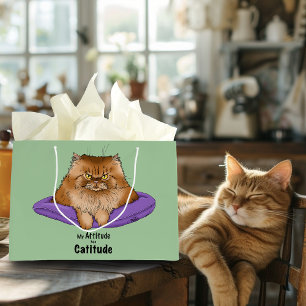 Grappige kattenattitude groot cadeauzakje