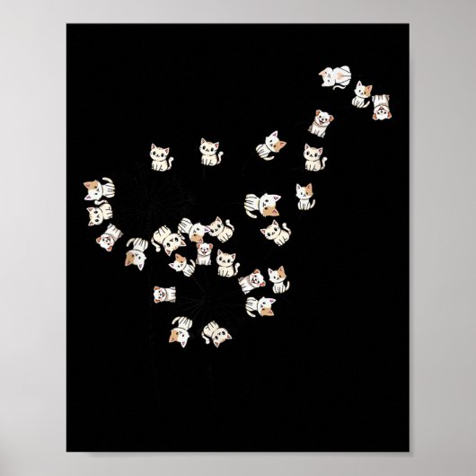 Grappige kattenboom voor mannen vrouwen Kinder Poster (Voorkant)