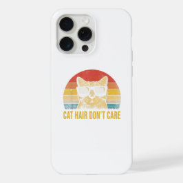 Grappige Kattenhaar Krijg Ik Me Niet Aan Kaart voo iPhone 15 Pro Max Hoesje