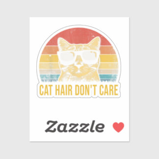Grappige Kattenharen, Geen Probleem voor Kattenlie Sticker