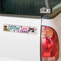 Grappige Kattenliefhebber Bumpersticker