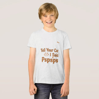 Grappige kattenliefhebber citaat - Vertel je kat d Tri-Blend Shirt