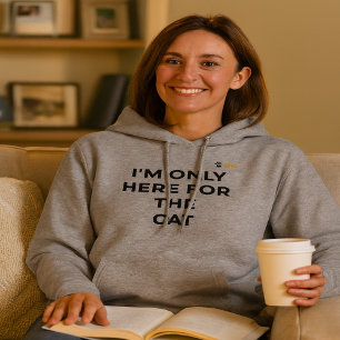 Grappige Kattenliefhebber Hoodie   "Ik ben hier al
