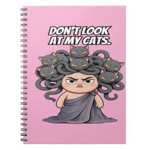 Grappige kattenliefhebber kijk niet naar mijn katt notitieboek