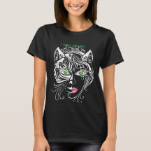 Grappige kattenliefhebber T-shirts voor vrouwen