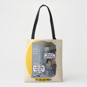 Grappige Kattenmoeder Badkamer Humor Cadeau Draagtas