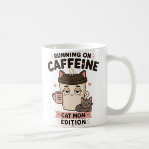 Grappige kattenmoeder koffiemok cadeau, koffie ver