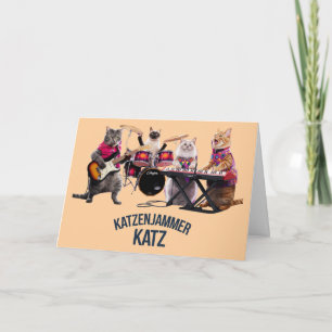 Grappige Katzenjammer Kat Kaart