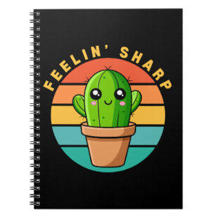 Grappige Kawaii Cute Cactus Citaat Notitieboek