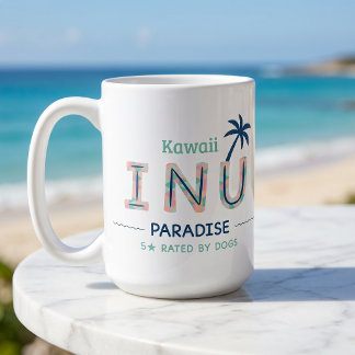 Grappige Kawaii Inu Paradijs Hond Moeder Hond Lief Koffiemok