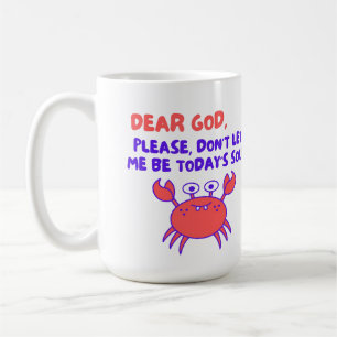 Grappige Kawaii Krab Beker Koffiemok