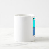 Grappige Kayak Cartoon Mok (Center)