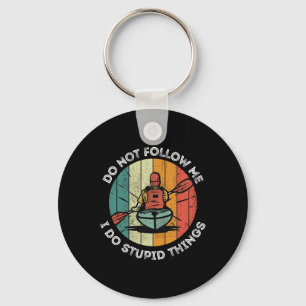 Grappige Kayak Kanoën Varend Zomer Kleding Grafiek Sleutelhanger