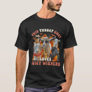 Grappige Keelgeit Slikt Sapige Visitekaartje T-shirt