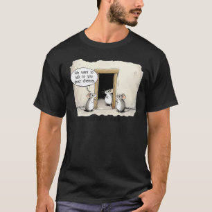 Grappige kerkmuis grap familie t-shirt