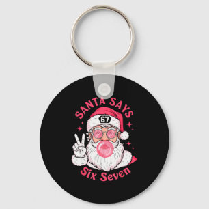 Grappige kerst 67 Meme Brain Rot Kerstman Xmas Sleutelhanger
