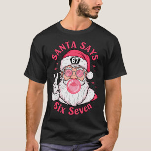 Grappige kerst 67 Meme Brain Rot Kerstman Xmas T-shirt